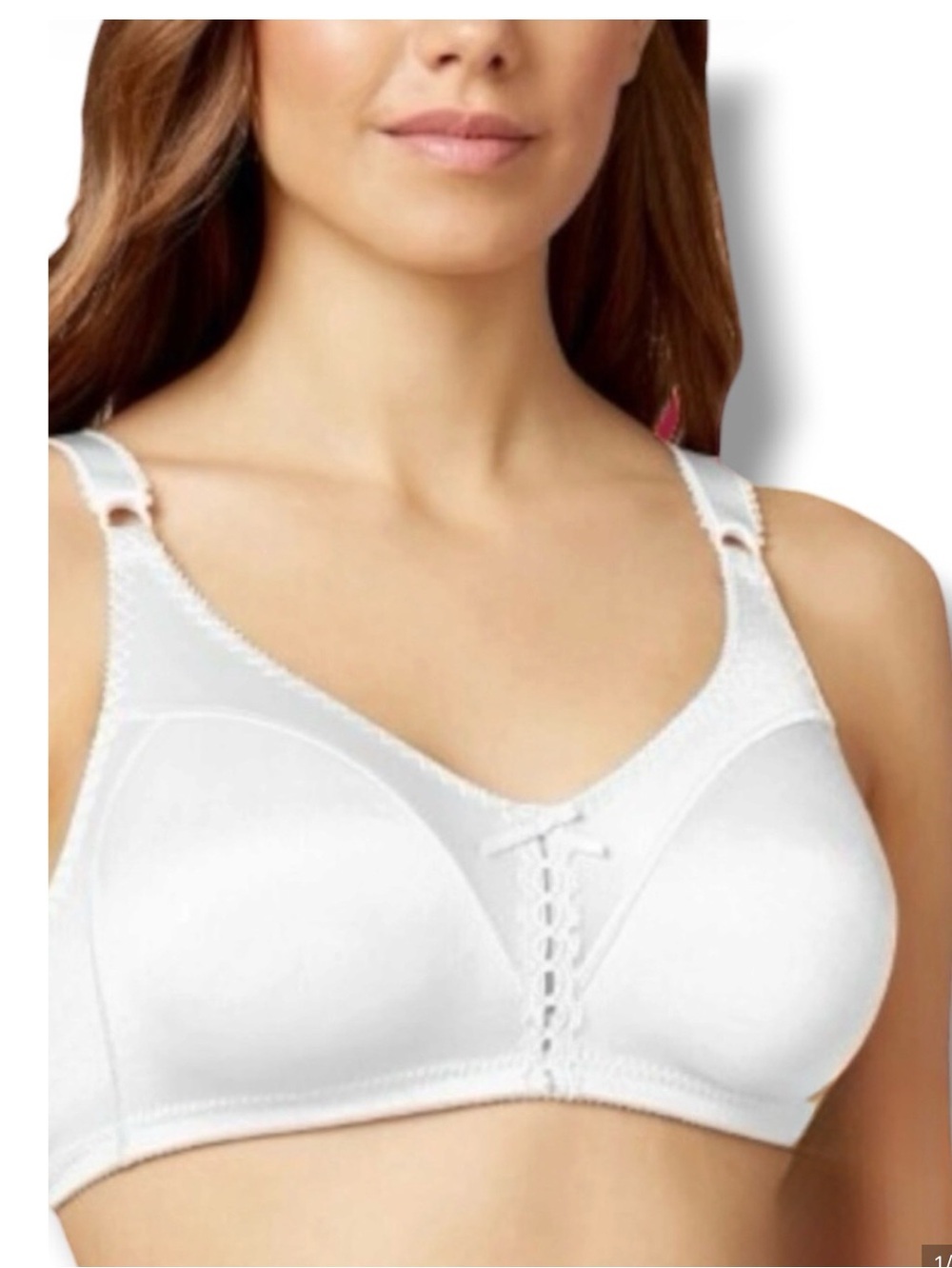 Bali Women's Full Support Double Support White Bra Size 40B